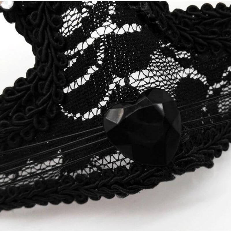Masque Sexy Féline en Noir