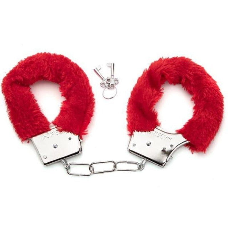 menottes-bdsm-fourrure-rouge