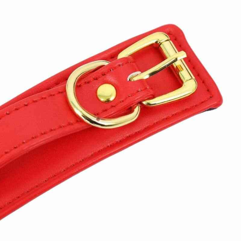  Menottes Poignets Luxe Rouge