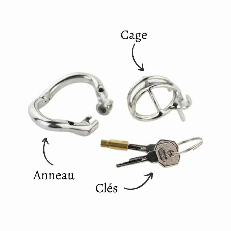 Mini cage chasteté