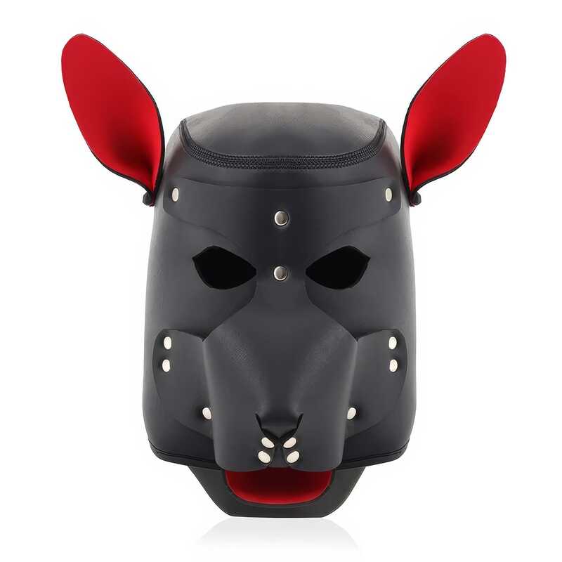 Cagoule Chien Cuir