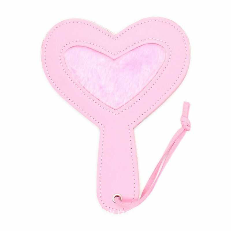 Paddle BDSM Coeur Rose