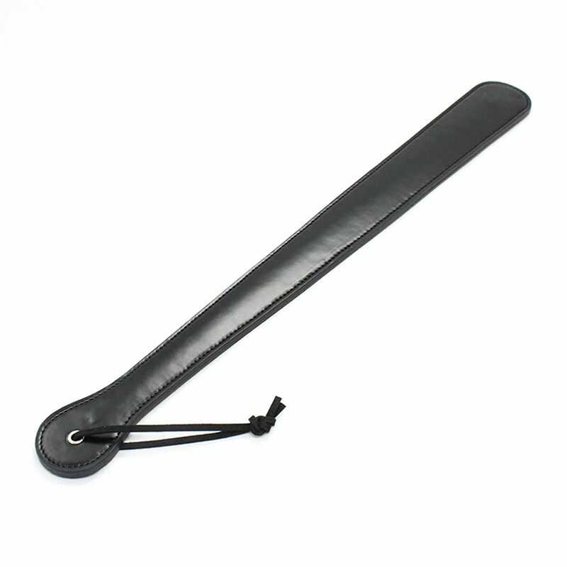Paddle BDSM Cuir Noir
