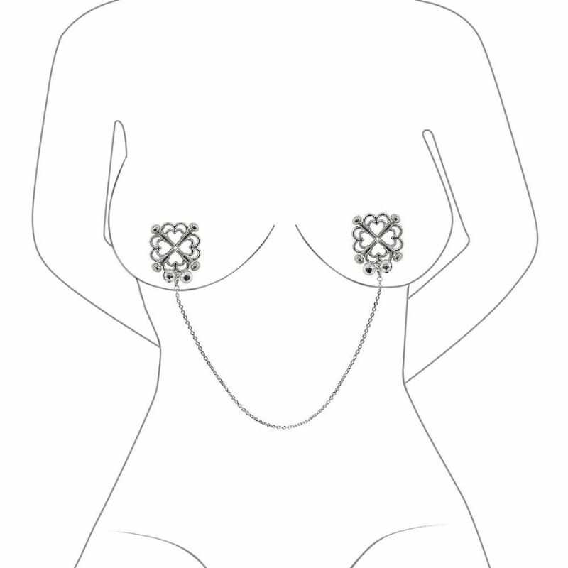 Pinces Tétons motif Floral