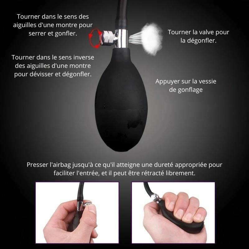 Plug anal Gonflable Femme
