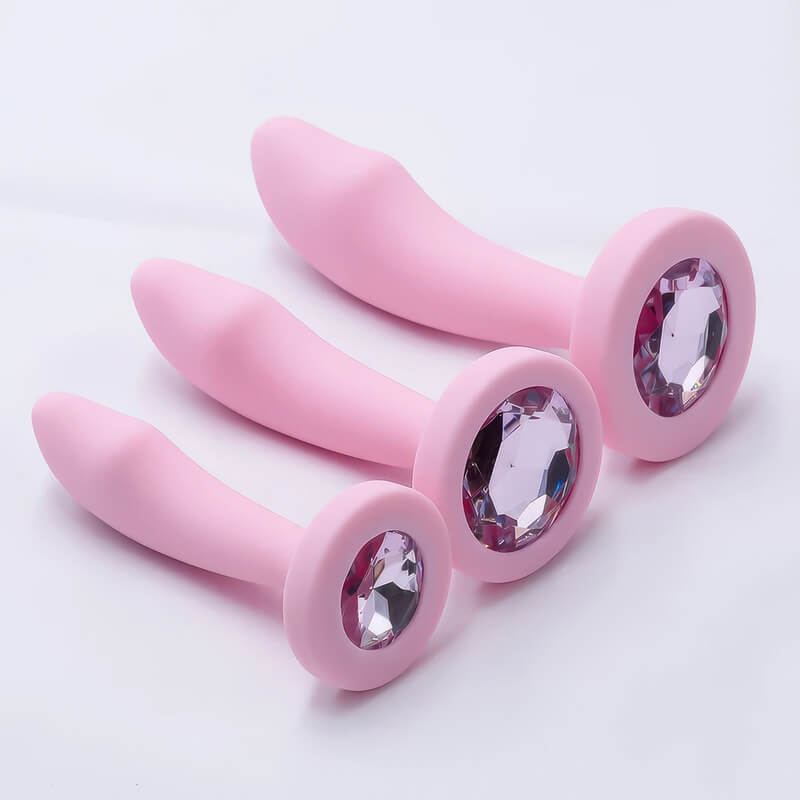 Plug Anal Silicone Requin Rose