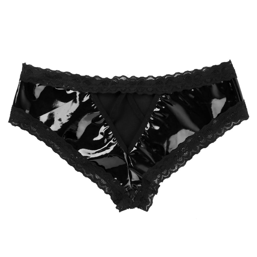Culotte Vinyle Dentelle