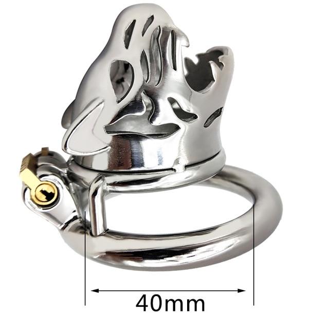 Cage de Chasteté Tigre Acier