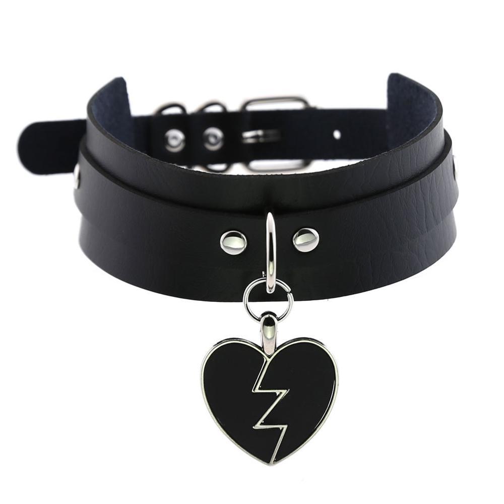Choker Bdsm Coeur brisé