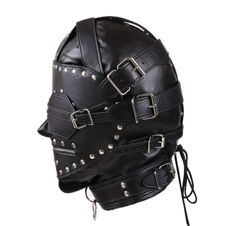 cagoule bdsm cuir