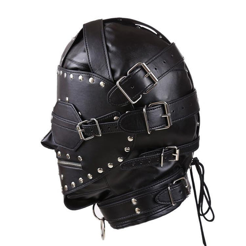 cagoule bdsm cuir