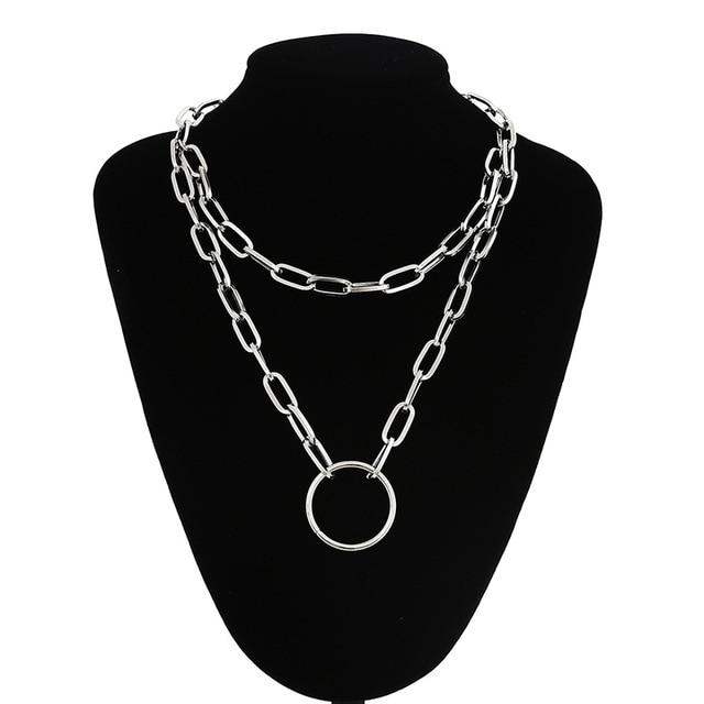 Collier Chaîne Anneau