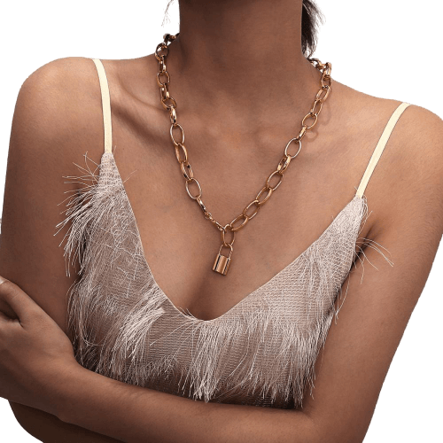 Collier Cadenas Argent | Or