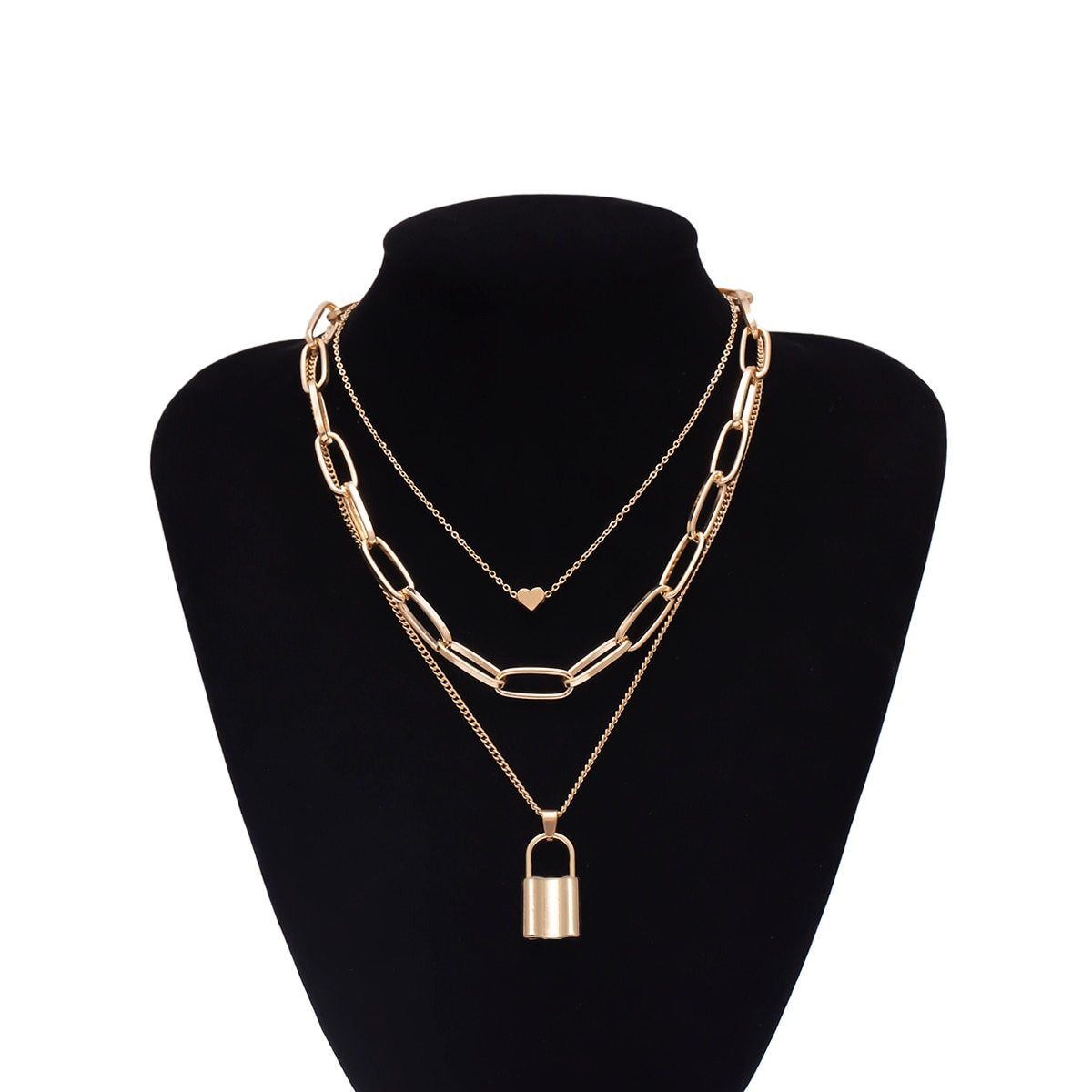 Collier Cadenas Argent | Or