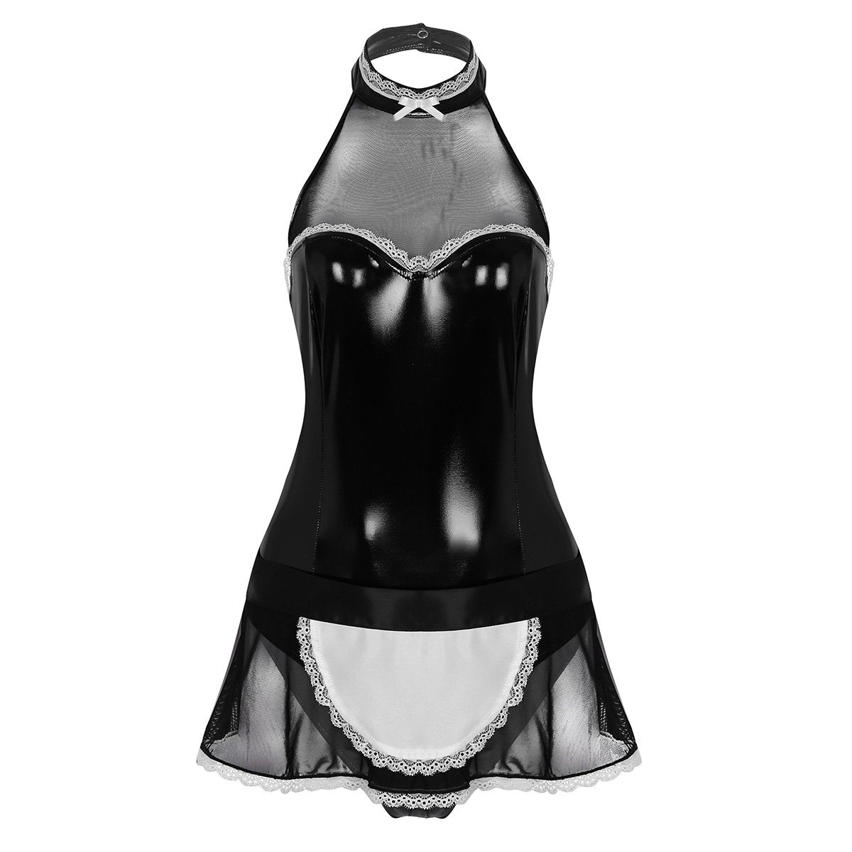 Tenue Soubrette Vinyle & Dentelle