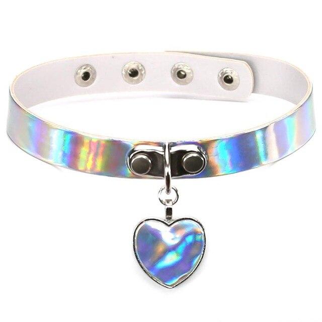 Collier Holographique Cœur