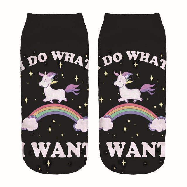 Chaussettes DDLG Licorne