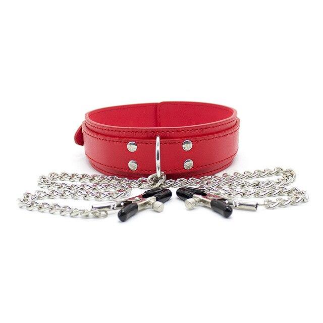collier pince mamelon