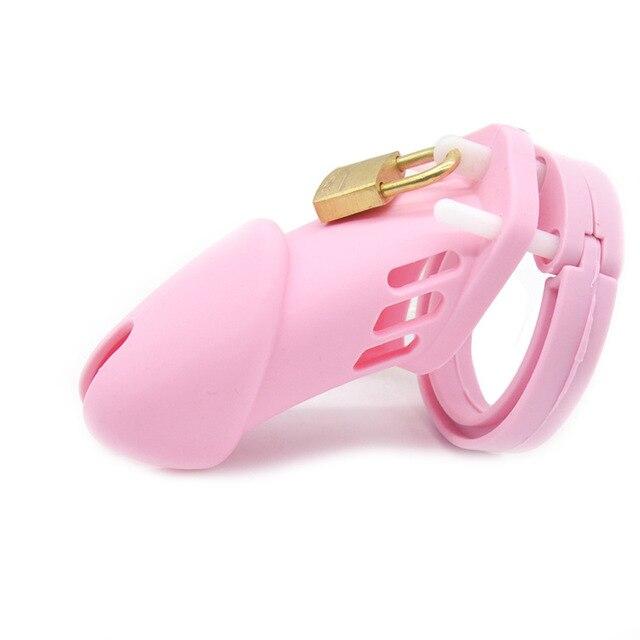 cage de chastete rose silicone