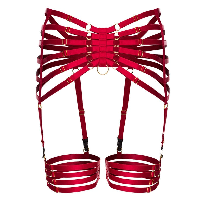 Harnais BDSM Red Fétiche