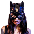 masque similicuir chat
