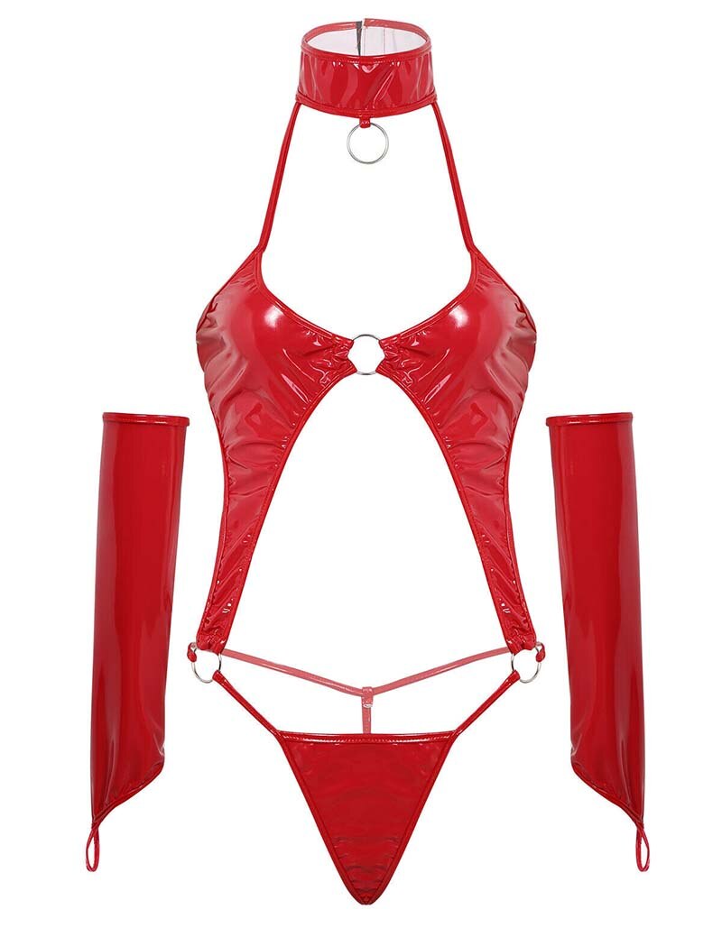 Lingerie Vinyle Manchettes