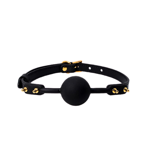 Bâillon Boule Dorée