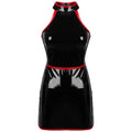 Robe Wetlook Noire & Rouge
