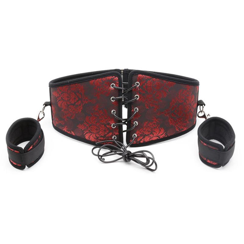 Kit Bondage Corset Menottes