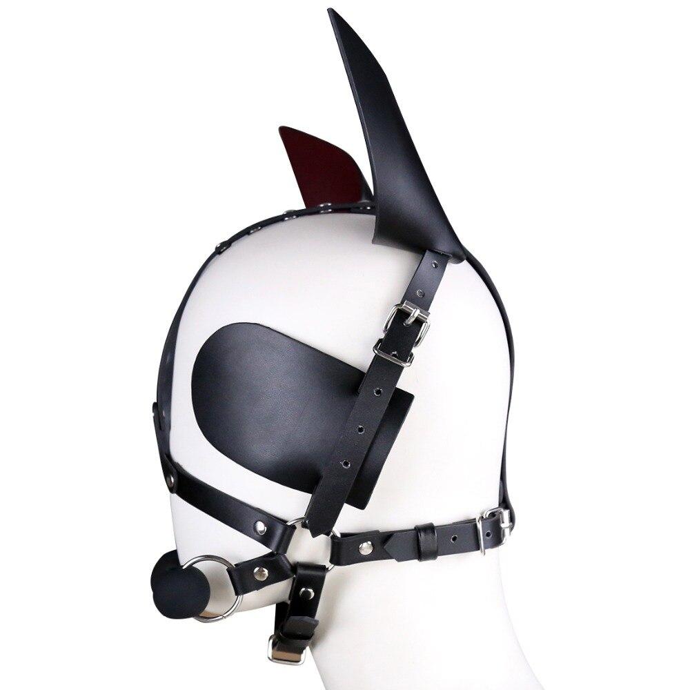 masque bondage cuir