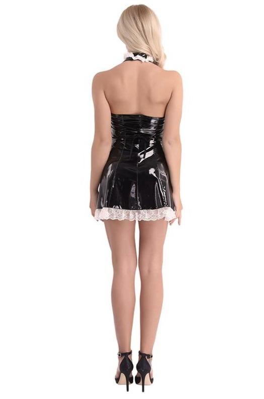 robe de soubrette en vinyle
