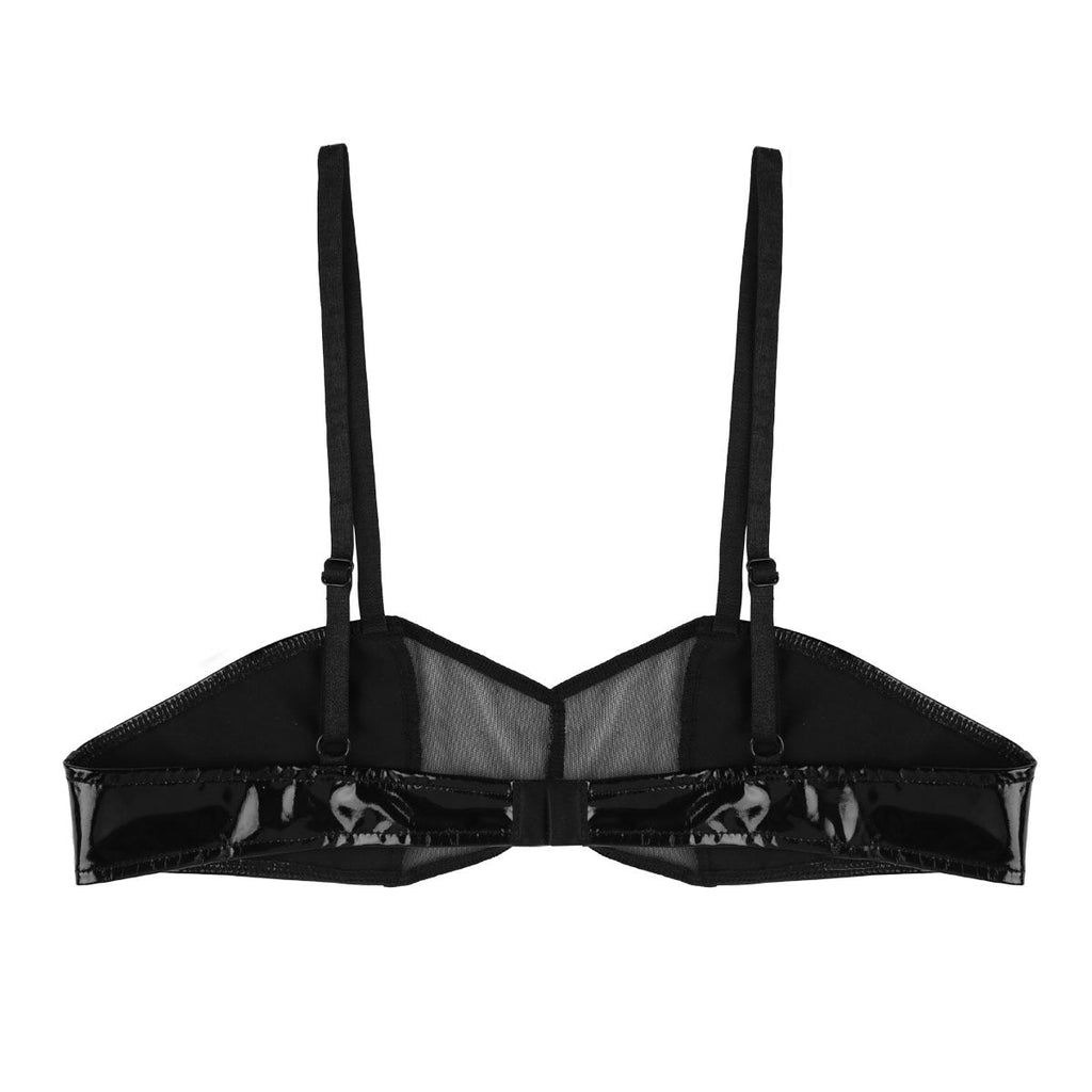 Soutien Gorge Vinyle Résille