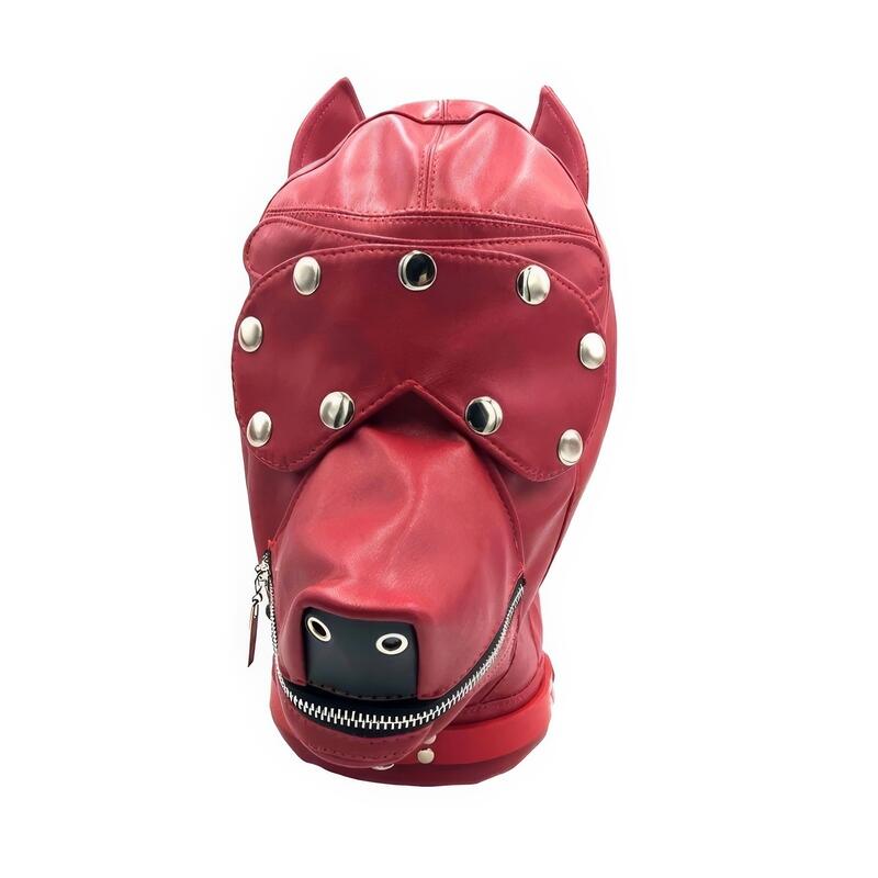 Cagoule BDSM Rouge