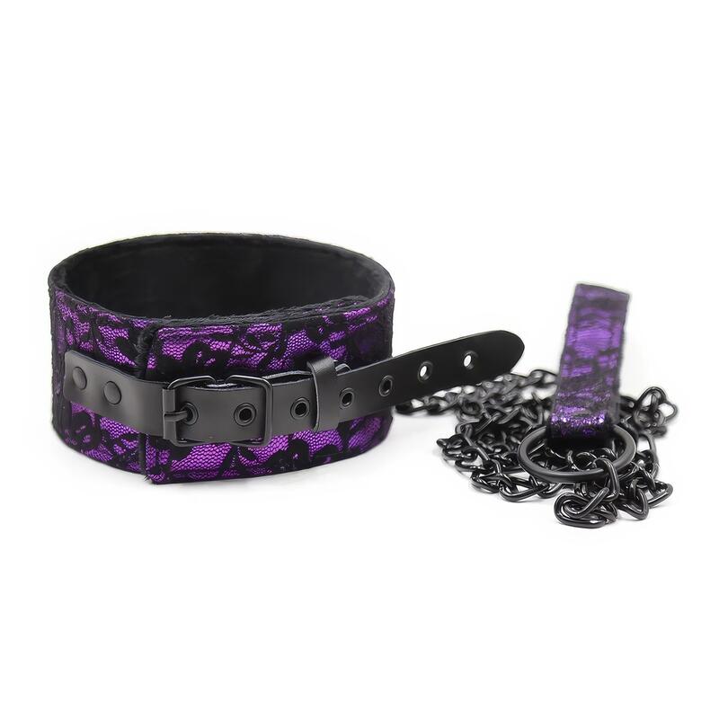 Collier Laisse Violet