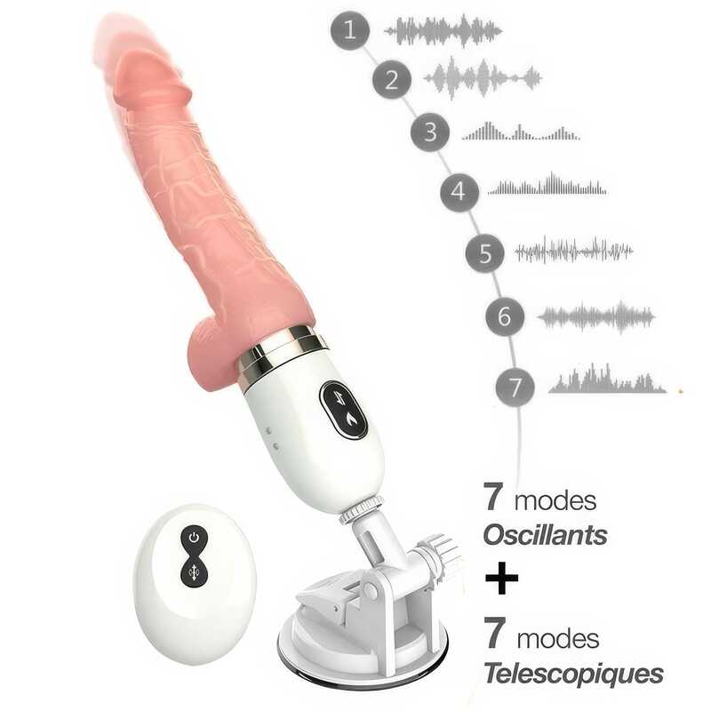 Sex Machine Portable 7 modes de vibration