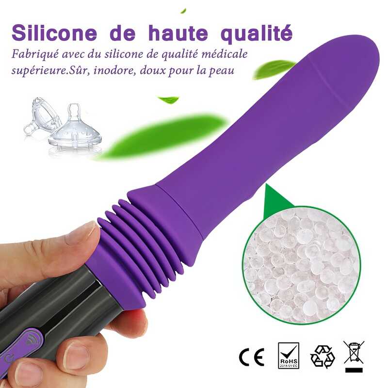 Sex Machine Télescopique Violet