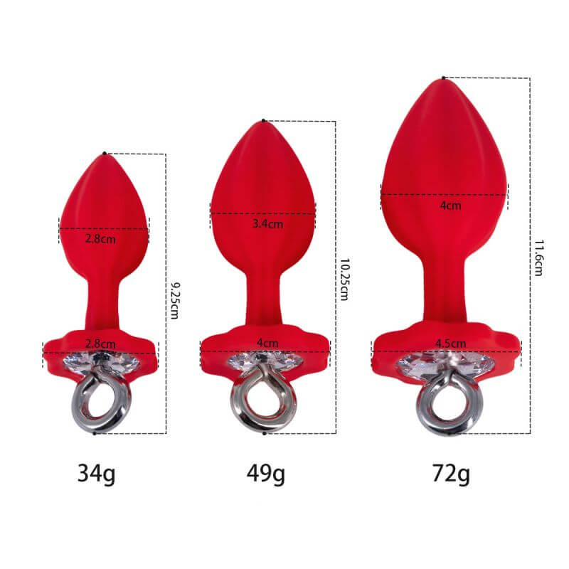 Plug Anal Silicone Fleur
