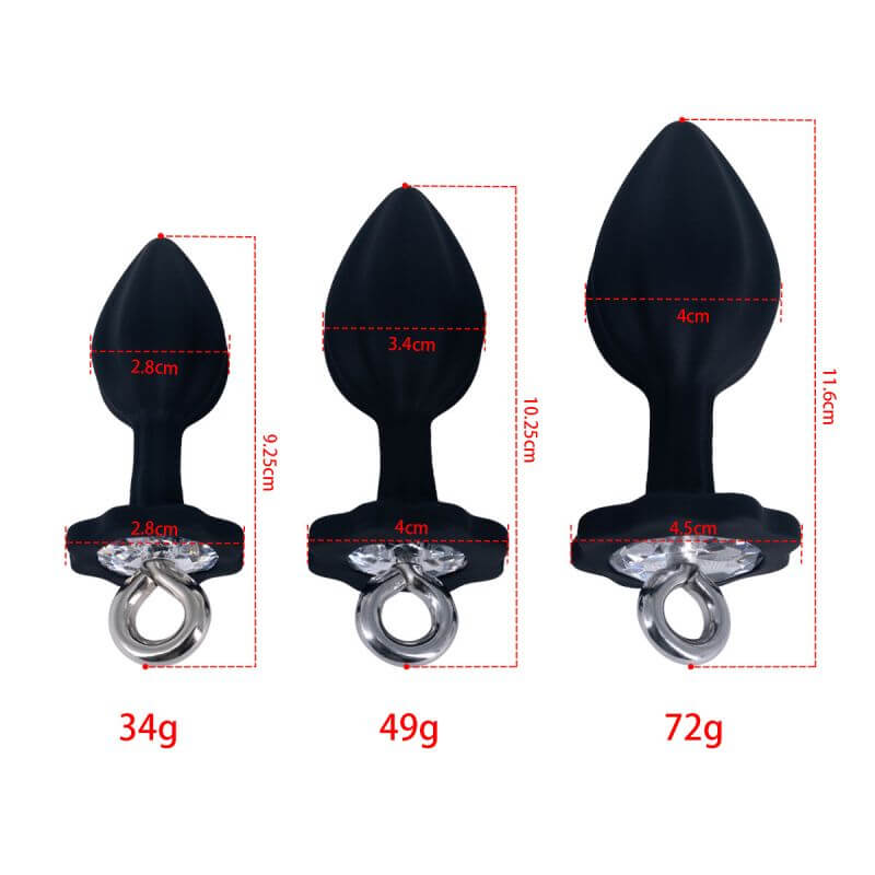 Plug Anal Silicone Fleur