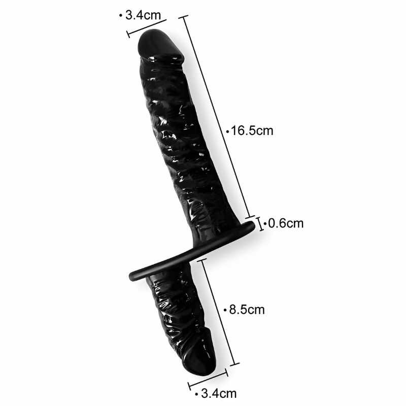 Taille Gode Ceinture Double Vibrant