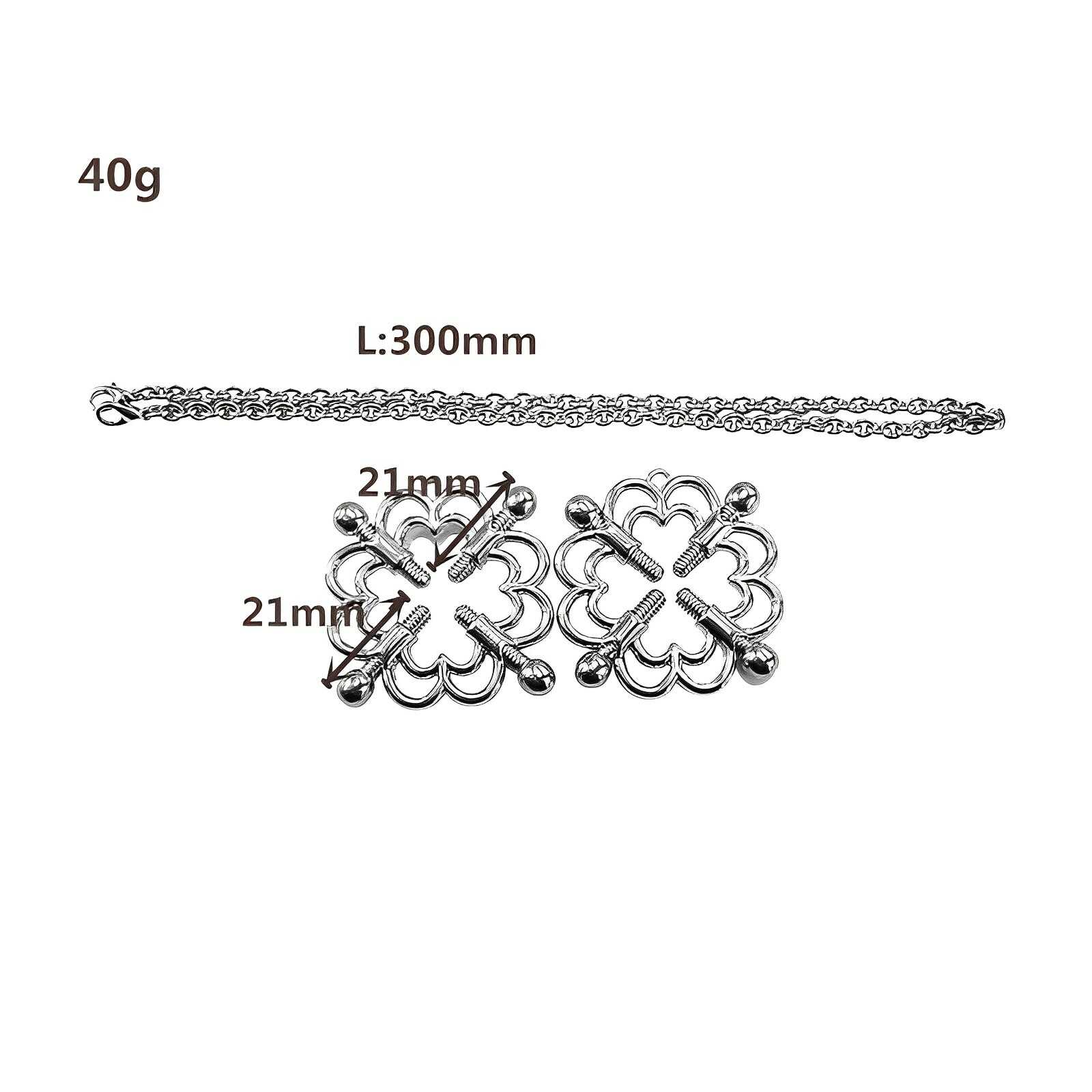 Taille Pinces Tétons Floral