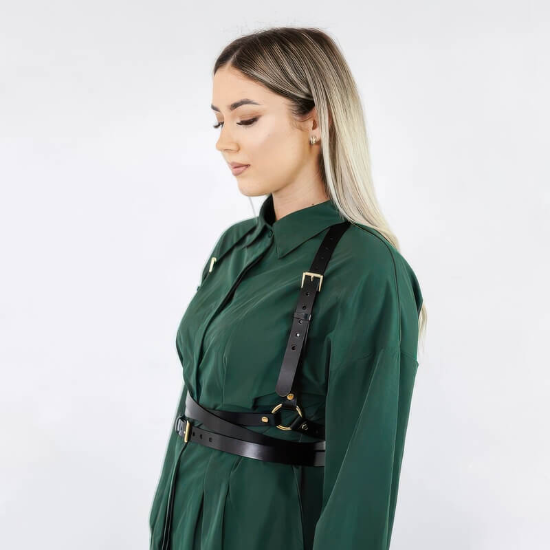 Harnais Ceinture Cuir Femme